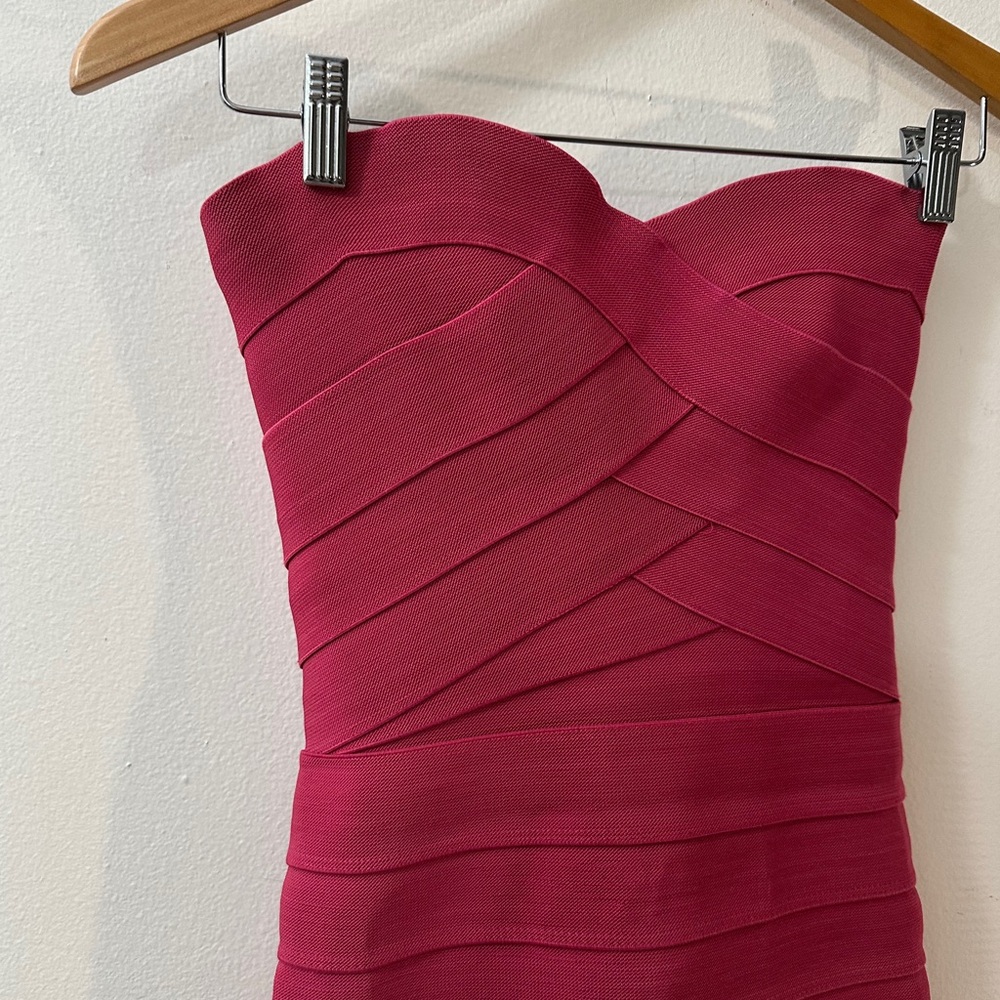 VINTAGE PLEASURE DOING BUSINESS Bandage Sweetheart Dress SIZE XS EXTRA SMALL - Picture 3 of 7